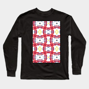 Grafititee 075 Abstract Art Pattern Design Long Sleeve T-Shirt